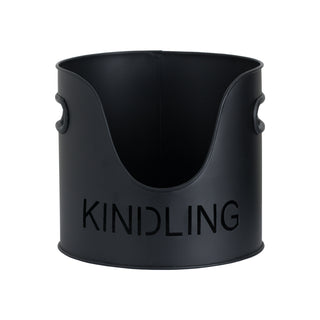 Black Log & Kindling Holder Set