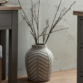 The Slate Crest Stone Vase