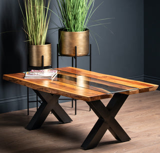 Natural Edge River Coffee Table