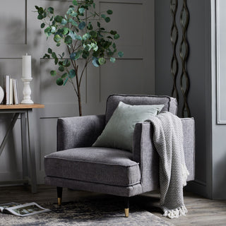 Fern Collection Grey Large Arm Chair