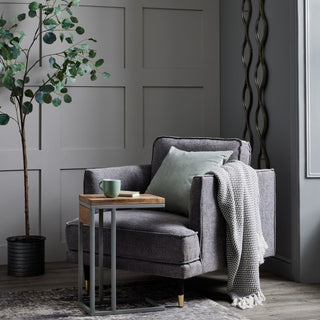 Fern Collection Grey Large Arm Chair