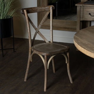 Cross Back Dining Chair