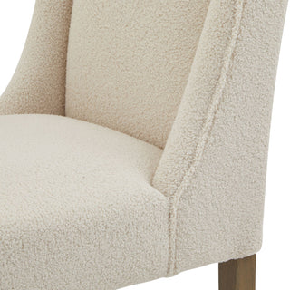 Maple Bouclé Dining Chair