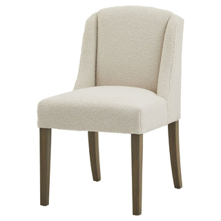 Maple Bouclé Dining Chair