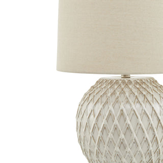 Tranquil Glow Ceramic Lamp