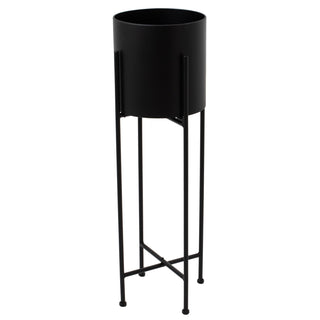 Charcoal Cylindrical Planter Large