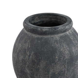 Pebble Grey Jar Shaped Planter