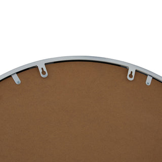 Luminous Arched White Window Mirror