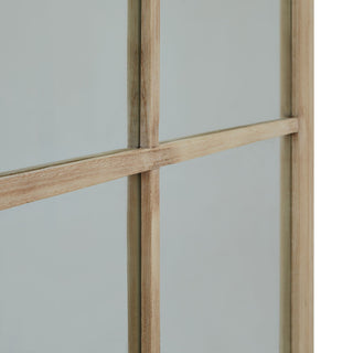 Elegance Washed Wood Oversized Mirror