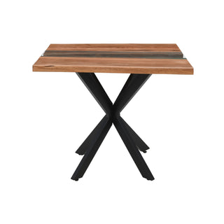 Natural Edge Square River Dining Table