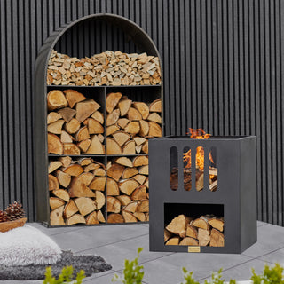 Archway Sculptural Log Storage