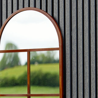 Archway Outdoor Mirror Natural Rust