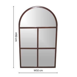 Archway Outdoor Mirror Natural Rust