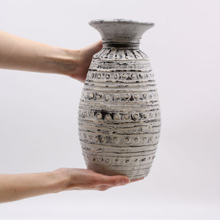 Lombok Vase in Cream