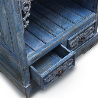 Albasia Cabinet in Bluewash