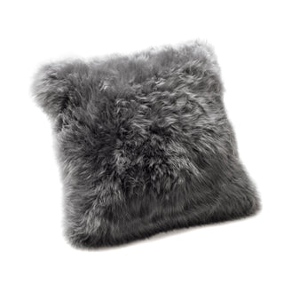 Grey Sheepskin Cushion