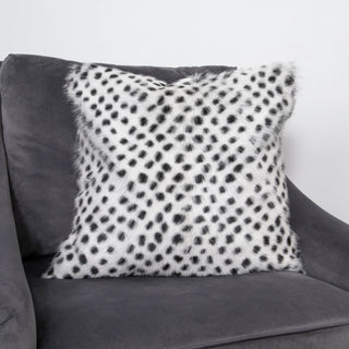 Polka Dot Goatskin Cushion