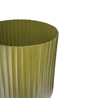 Hudson Green Corrugated Planter Set of Two