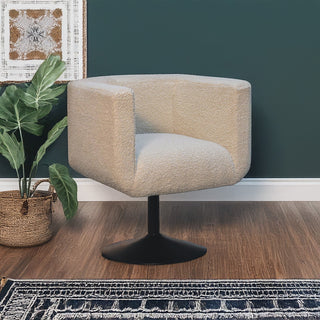 Boucle Swivel Chair