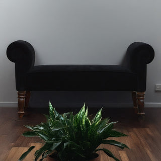 Black Velvet Bench