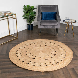 Boho Round Jute Rug