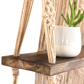 Macrame Hanging Shelves