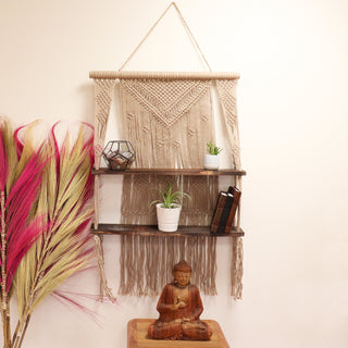 Macrame Hanging Shelves