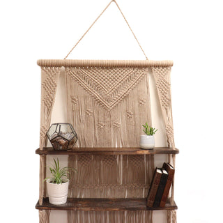 Macrame Hanging Shelves