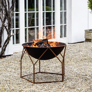 Outdoor Buckingham Fire Pit Rust