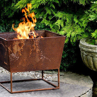 Outdoor Norfolk Fire Pit Rust Iron