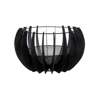 Outdoor Solis Fire Pit in Matte Black