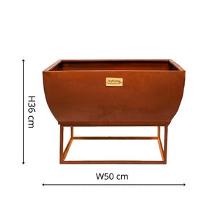 Windermere Outdoor Fire Pit Rust Iron