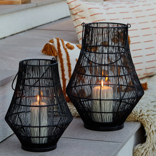 Portofino Curve Wirework Lantern Large