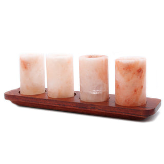 Set of 4 Himalayan Salt Shot Glasses