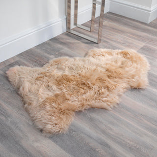 Beige Sheepskin Rug Large