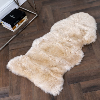 Beige Sheepskin Rug Large