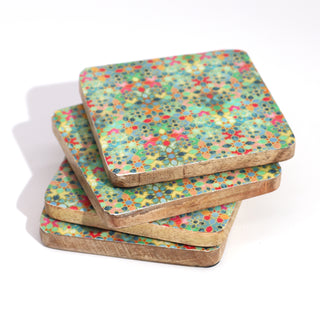 Mediterranean Tile Pattern Coasters